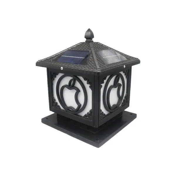 Traditional Chinese Solar Waterproof Aluminum Acrylic Square Pointed Apple LED Outdoor Light For Garden - Image 14