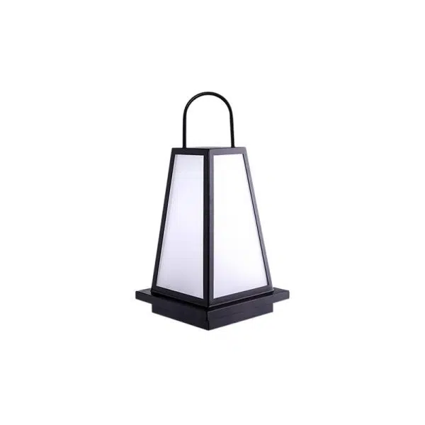 Traditional Japanese Solar Waterproof Stainless Steel Acrylic Trapezoidal Honeycombed Lantern LED Outdoor Light Landscape Lighting For Garden - Image 20