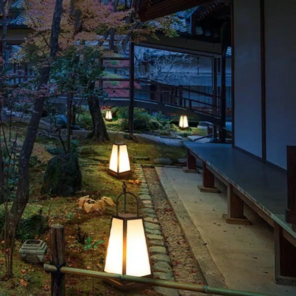 Traditional Japanese Solar Waterproof Stainless Steel Acrylic Trapezoidal Honeycombed Lantern LED Outdoor Light Landscape Lighting For Garden - Image 17