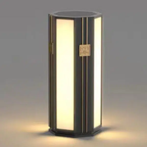 Traditional Chinese Solar Waterproof Stainless Steel PC Cylinder Octagon LED Outdoor Light Landscape Lighting For Garden - Image 13