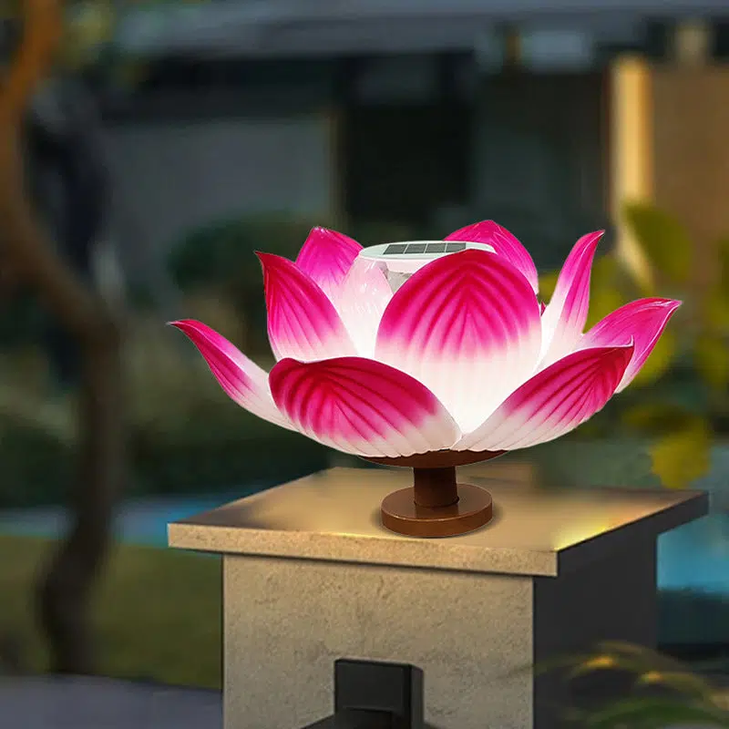 BS-Lighting-LX02793-2.jpg Traditional Chinese Solar Waterproof ABS Lotus LED Outdoor Light Landscape Lighting For Outdoor Patio - Image 1