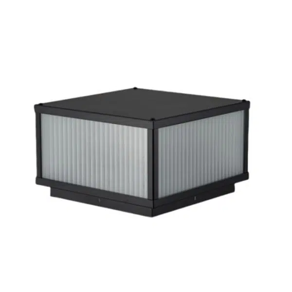 Modern Minimalist Solar Waterproof Square Stripes Aluminum Alloy Glass LED Landscape Lighting Outdoor Light For Outdoor Patio - Image 19
