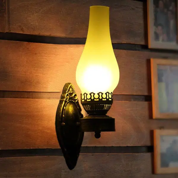 Retro Kerosene 1-Light Wall Sconce Lamps - Image 11