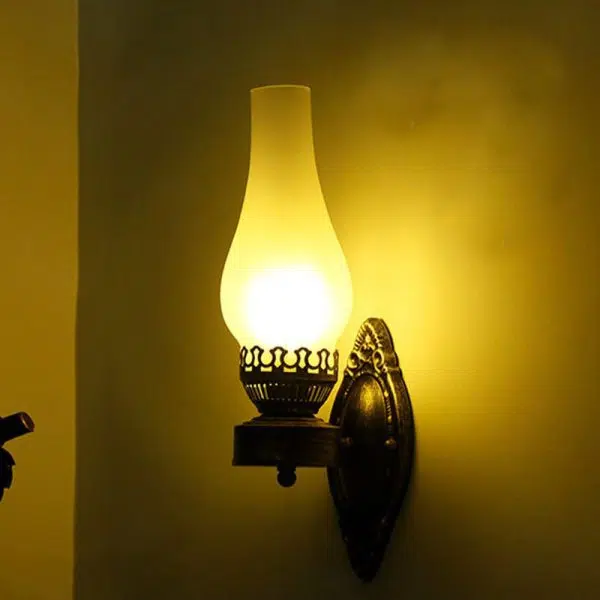 Retro Kerosene 1-Light Wall Sconce Lamps - Image 12
