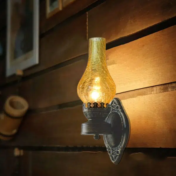 Retro Kerosene 1-Light Wall Sconce Lamps - Image 5