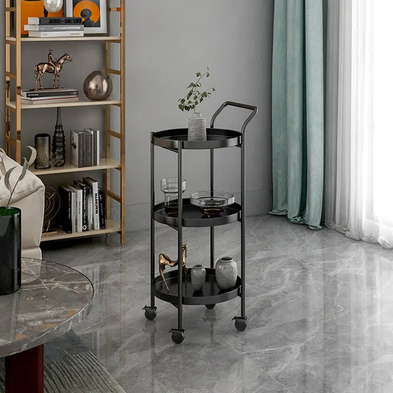 BS-Table-BX02950-16.jpg Contemporary Nordic Iron Round Movable Side Table With 2/3 Tier Storage For Living Room - Image 1