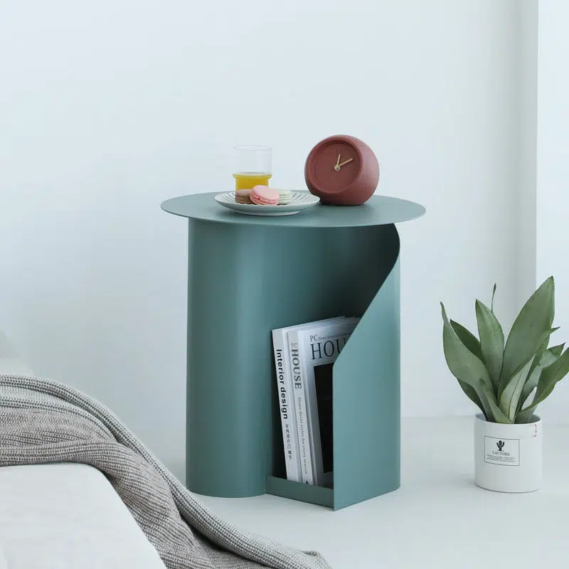 BS-Table-FC03983-7.jpg Contemporary Nordic Geometric Round Iron End Table 1-Storage For Living Room - Image 1