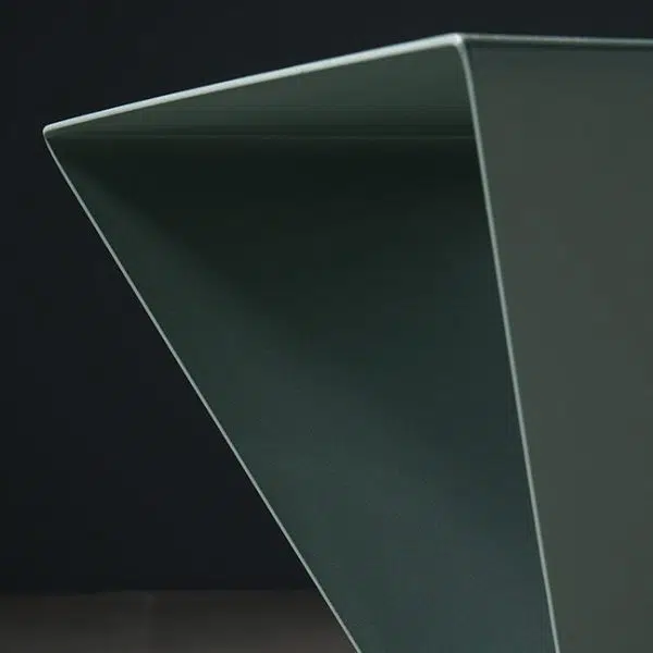 Contemporary Nordic Geometric Square Carbon Steel End Table For Living Room - Image 5