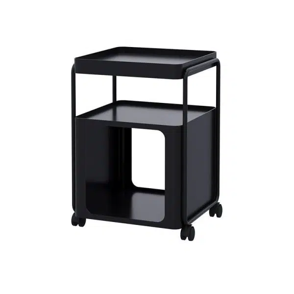 Contemporary Creative Removable Rectangular Iron End Table 3-Tier For Living Room - Image 15