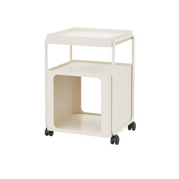 Contemporary Creative Removable Rectangular Iron End Table 3-Tier For Living Room - Image 17