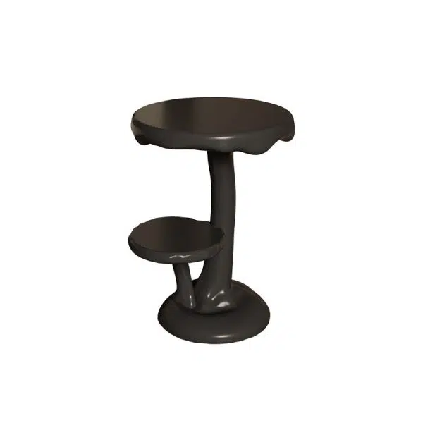 Contemporary Creative FRP Mushroom Round End Table 2-Tier For Living Room - Image 16
