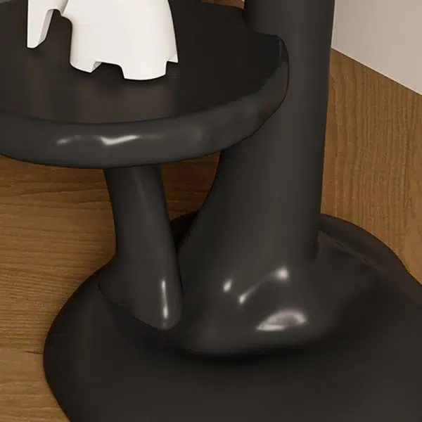 Contemporary Creative FRP Mushroom Round End Table 2-Tier For Living Room - Image 8