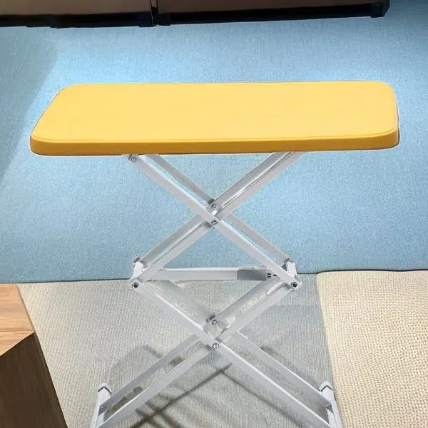 Modern Simplicity PE Steel Rectangular Liftable Folding Desks 1-Pen Slot For Home Office - Image 21