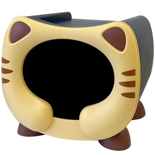 Contemporary Creative PP Kids Cartoon Cat Nightstand 1-Storage Stackable For Bedside - Image 15