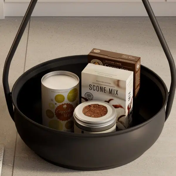 Contemporary Nordic Iron And Carbon Steel Round Side Table With 2-Tier Storage For Living Room And Bedroom - Image 13