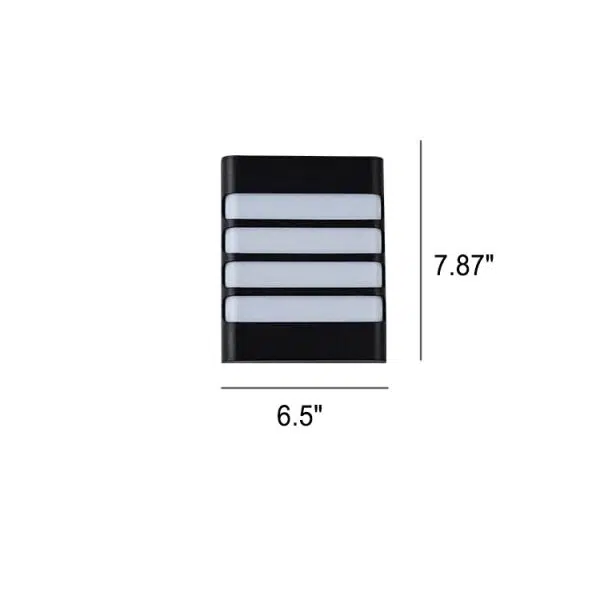 Modern Creative Waterproof LED Outdoor Wall Sconce Lamp - Image 6