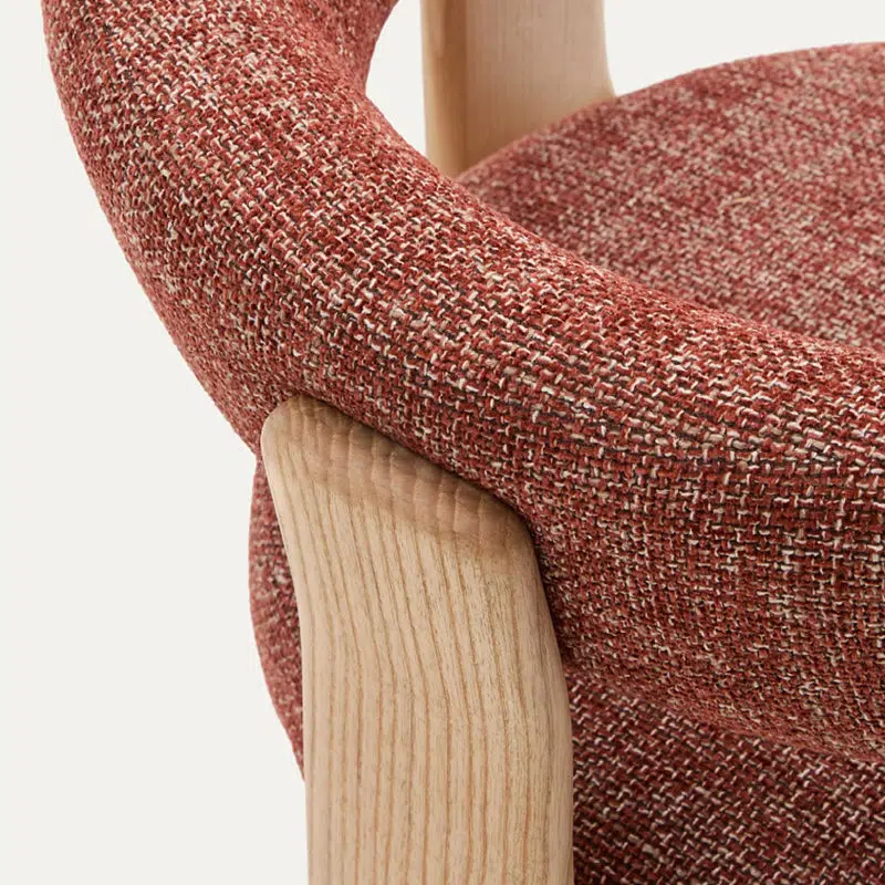 DFM-Chair-BM01395-13.jpg Contemporary Nordic Ash Wood Curved Back Accent Chair With Round Seat For Bedroom & Living Room - Image 9