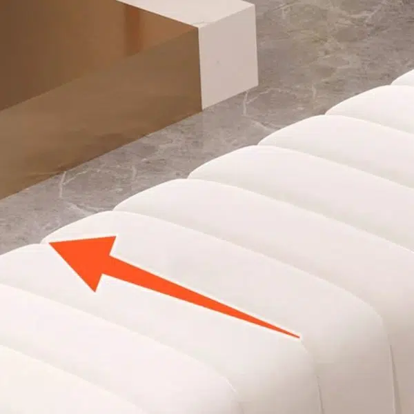 Contemporary Nordic Wood And Velvet Rectangular Bench Chair For Entryway Bedroom Living Room - Image 12