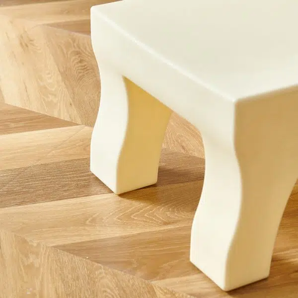 Contemporary Nordic Plastic Square Low Stool For Kids Bedroom & Living Room - Image 6