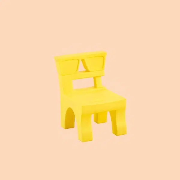 Contemporary Nordic Plastic Square Low Stool For Kids Bedroom & Living Room - Image 13