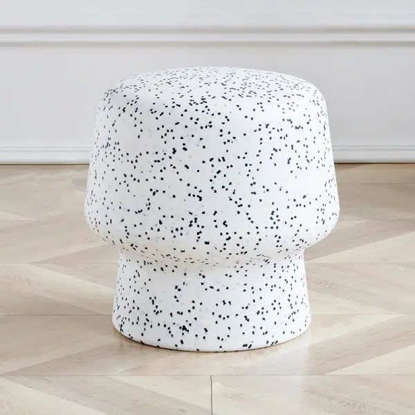 Contemporary Creative Plastic Mushroom Round Low Stool For Bedroom & Living Room Seating - Image 7