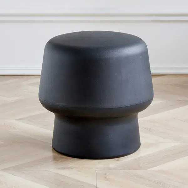Contemporary Creative Plastic Mushroom Round Low Stool For Bedroom & Living Room Seating - Image 15