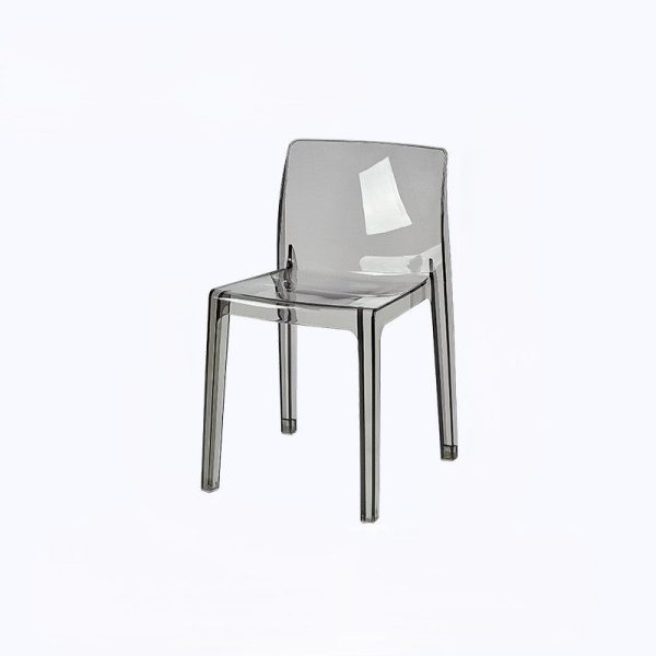 Contemporary Nordic Acrylic Square Dining Chair For Bedroom, Living Room And Dining Room - Image 15