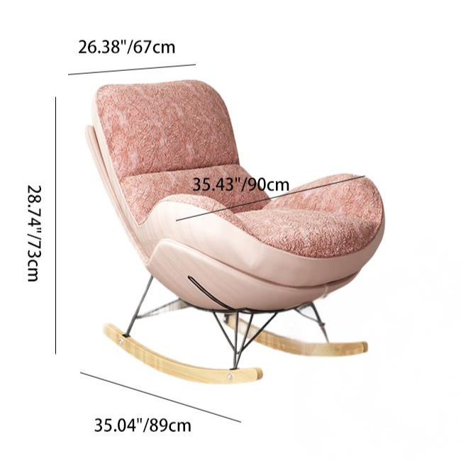 DFM-Chair-BM01695-1-00964776-a759-4d6c-9883-04f370641b7c.png Contemporary Nordic Fabric & Carbon Steel Curved Rocking Chair For Bedroom & Living Room - Image 3