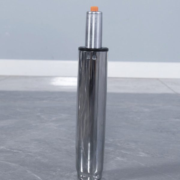 Modern Minimalist Velvet & Metal Square Desk Chair With Swivel & Height Adjustment For Home Office - Image 6