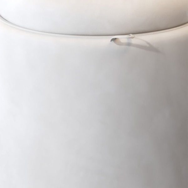 Contemporary Nordic Velvet & Wood Petal-Shaped Round Vanity Stool With 1-Storage For Bedroom & Living Room - Image 6