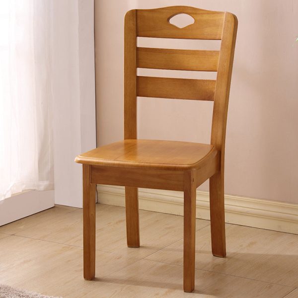 Modern Minimalist Solid Wood Square Dining Chair For Bedroom, Living Room & Dining Room - Image 9