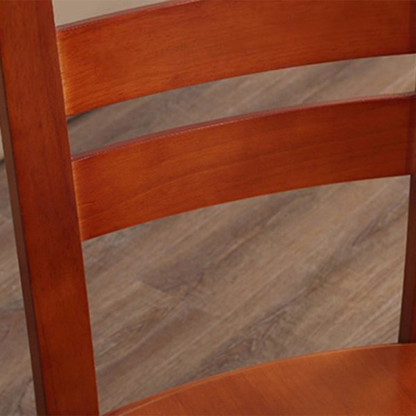 Modern Minimalist Solid Wood Square Dining Chair For Bedroom, Living Room & Dining Room - Image 5