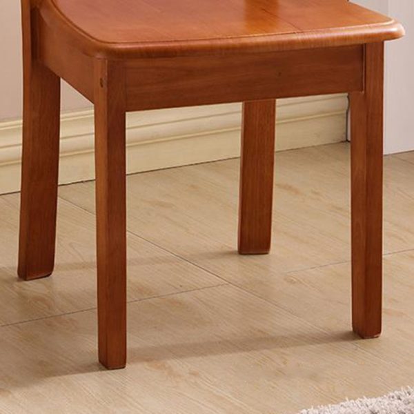 Modern Minimalist Solid Wood Square Dining Chair For Bedroom, Living Room & Dining Room - Image 7