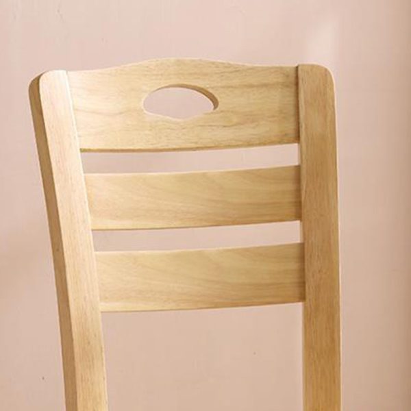 Modern Minimalist Solid Wood Square Dining Chair For Bedroom, Living Room & Dining Room - Image 8