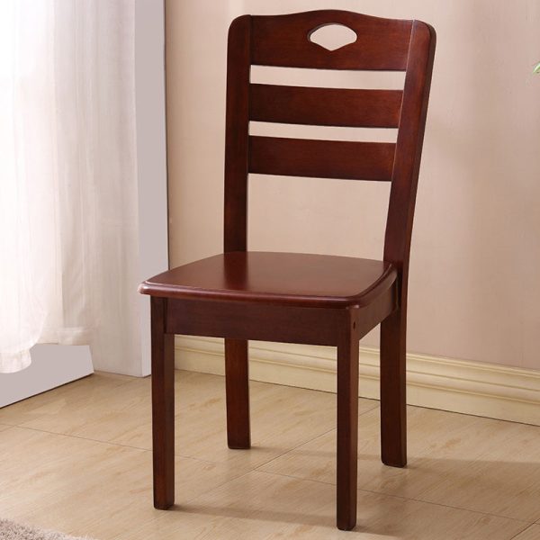 Modern Minimalist Solid Wood Square Dining Chair For Bedroom, Living Room & Dining Room - Image 10