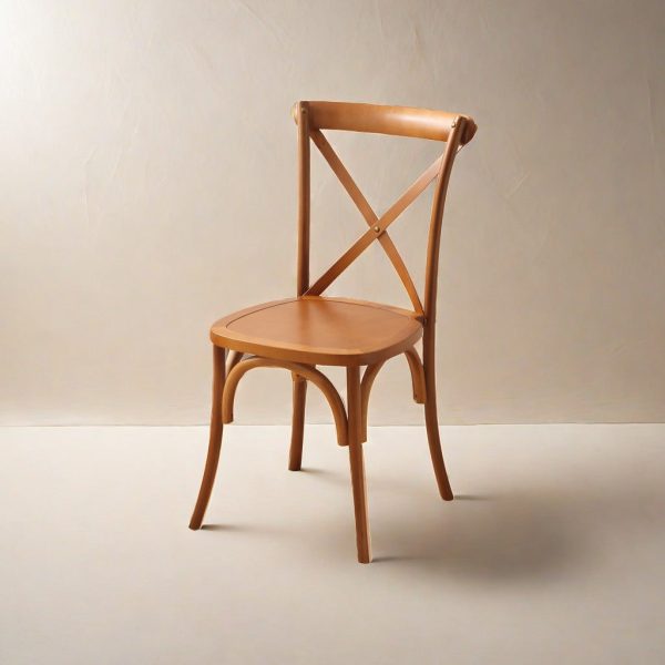 Contemporary Scandinavian Solid Wood Rattan Curved Square Dining Chair With Backrest For Dining Room - Image 13