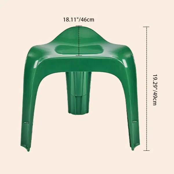 Contemporary Nordic ABS Chair Backless Armless For Living Room - Image 4