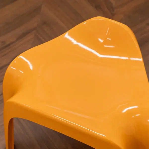 Contemporary Nordic ABS Chair Backless Armless For Living Room - Image 5