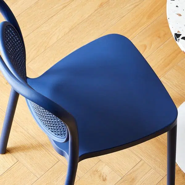 Contemporary Nordic PP Macarons Dining Chair Backrest Armless For Dining Room - Image 7