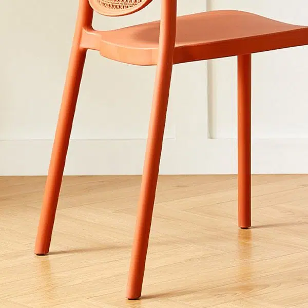 Contemporary Nordic PP Macarons Dining Chair Backrest Armless For Dining Room - Image 6