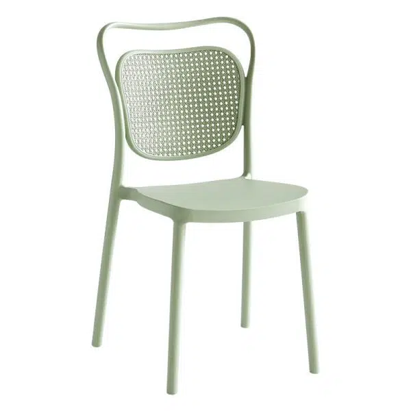 Contemporary Nordic PP Macarons Dining Chair Backrest Armless For Dining Room - Image 21