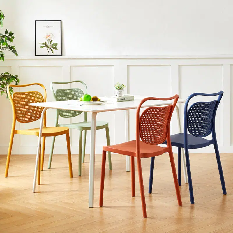 DFM-Chair-FA00256-4-d83cf809-920e-4698-ab56-f4b35e747cc0.jpg Contemporary Nordic PP Macarons Dining Chair Backrest Armless For Dining Room - Image 1