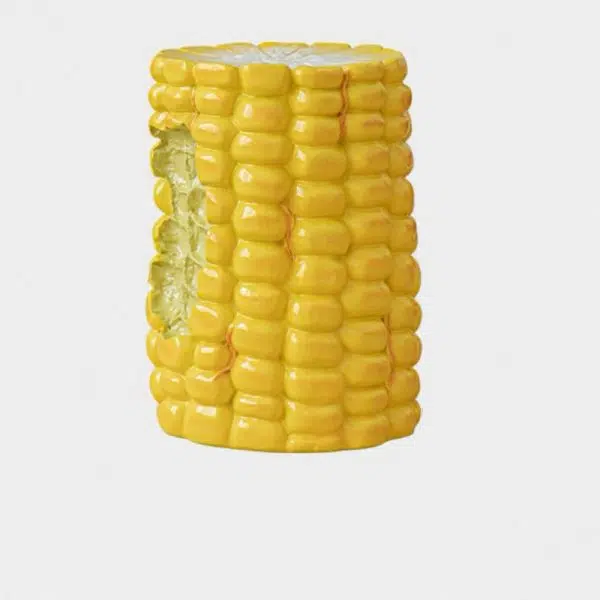 Contemporary Creative Hamburger Corn Footstool Backless Armless For Living Room - Image 14