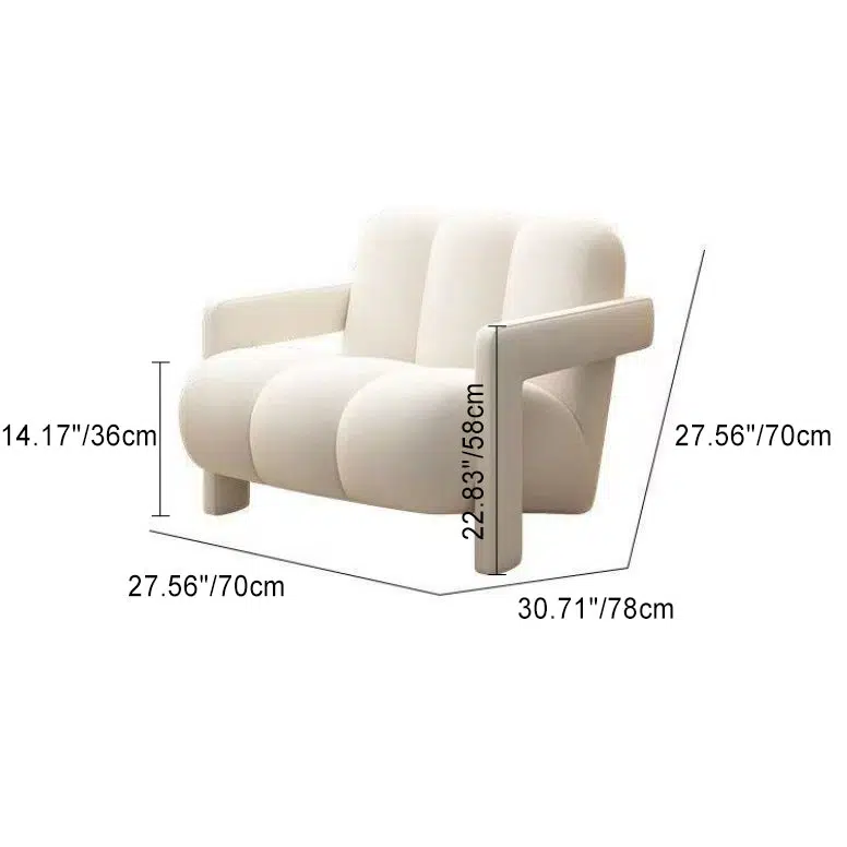 DFM-Chair-FA00810-1.jpg Contemporary Nordic Flannelette Solid Wood Sofa Backrest Armrest For Living Room - Image 4