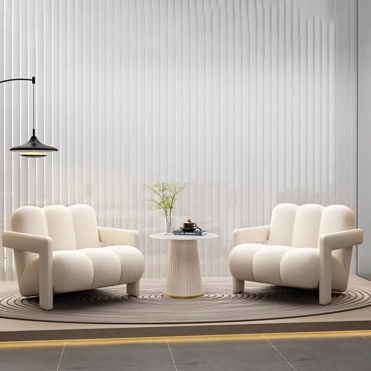 DFM-Chair-FA00810-14.jpg Contemporary Nordic Flannelette Solid Wood Sofa Backrest Armrest For Living Room - Image 10