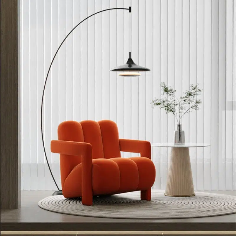 DFM-Chair-FA00810-20.jpg Contemporary Nordic Flannelette Solid Wood Sofa Backrest Armrest For Living Room - Image 13