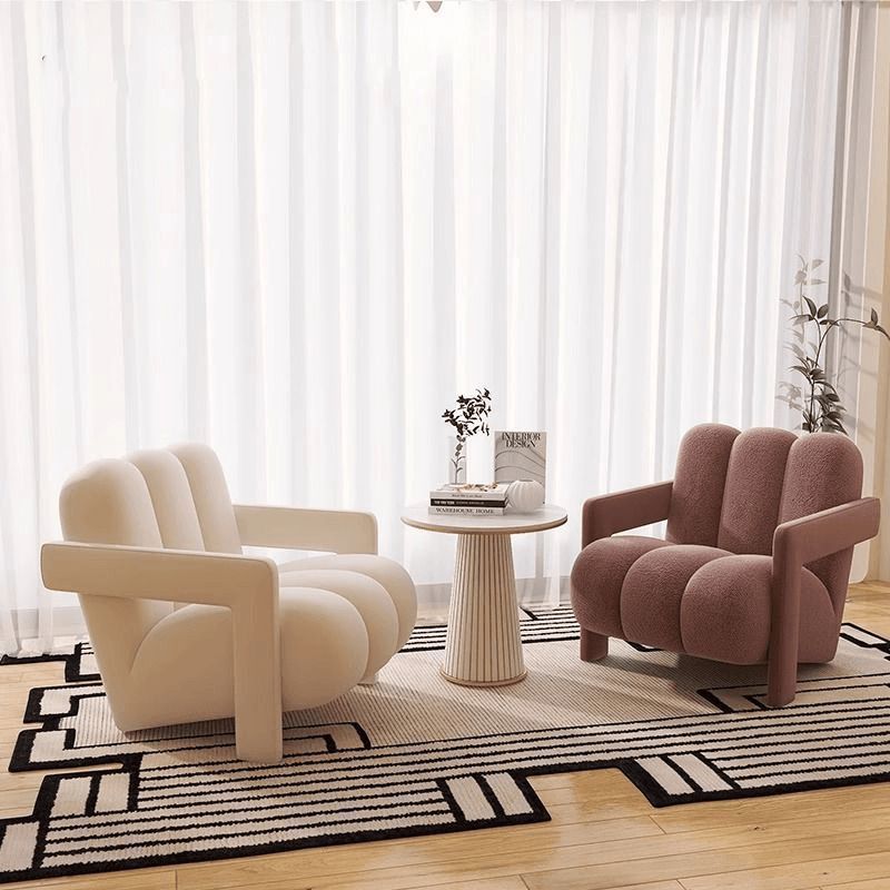 DFM-Chair-FA00810-26.jpg Contemporary Nordic Flannelette Solid Wood Sofa Backrest Armrest For Living Room - Image 11