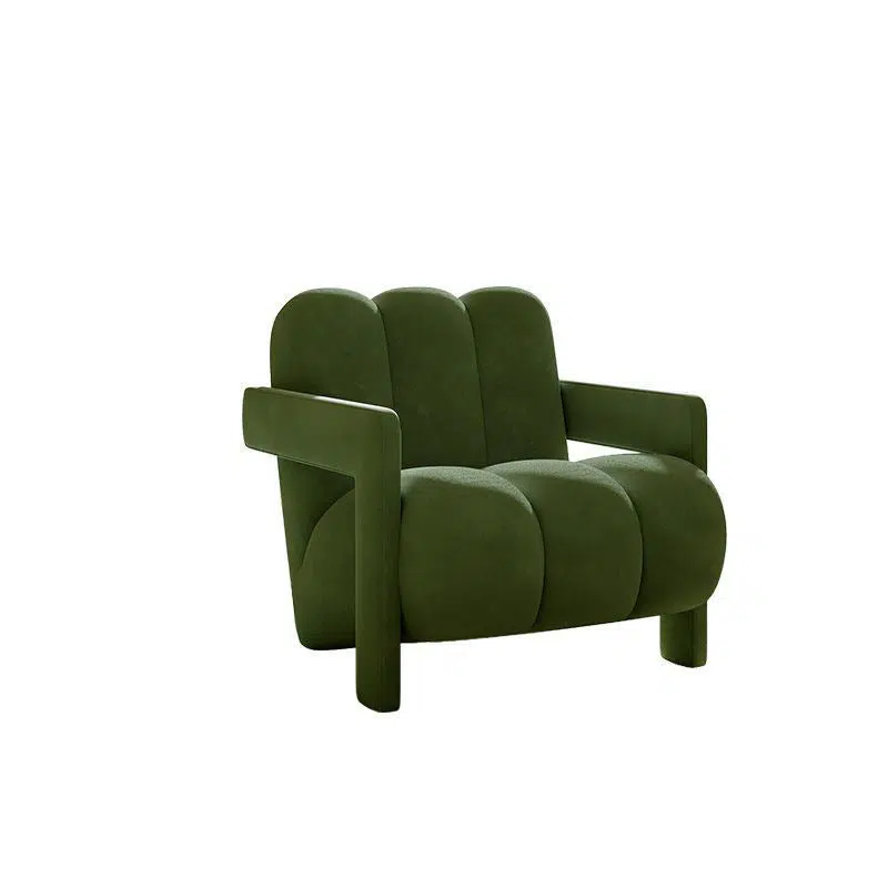 DFM-Chair-FA00810-9.jpg Contemporary Nordic Flannelette Solid Wood Sofa Backrest Armrest For Living Room - Image 23