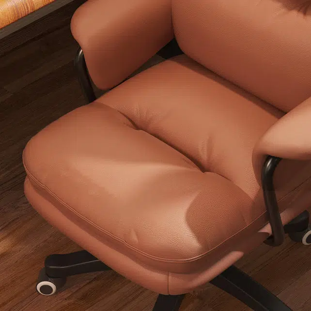 DFM-Chair-FA00820-4.jpg Contemporary Nordic Nylon Leather Desk Chair Backrest Armrest For Home Office - Image 6