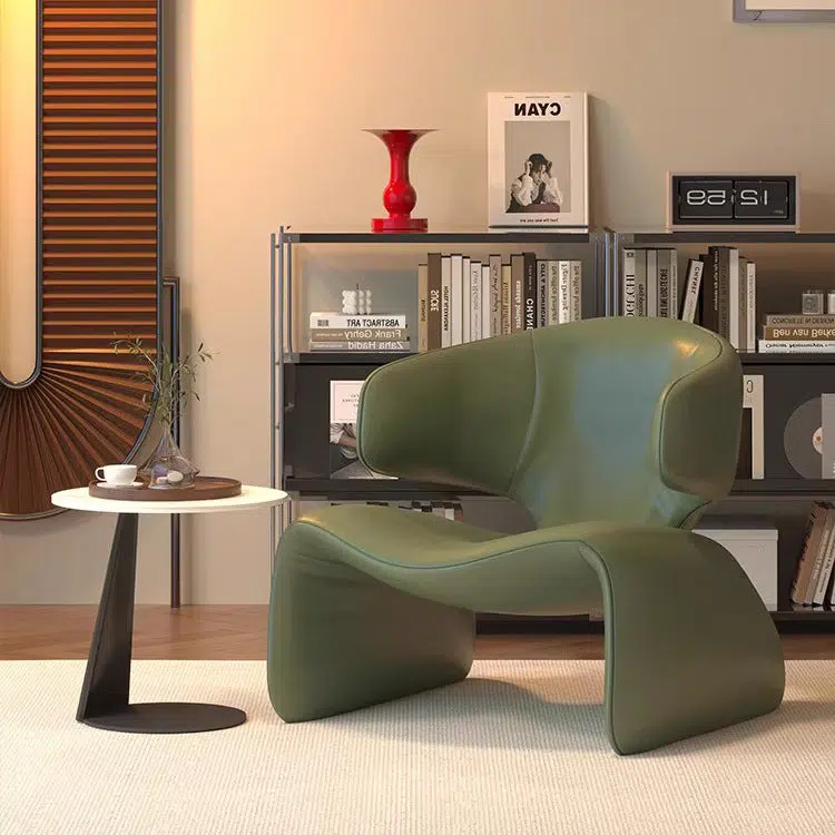 DFM-Chair-FA00830-14.jpg Contemporary Nordic Leather Solid Wood Sofa Backrest Armrest For Living Room - Image 8